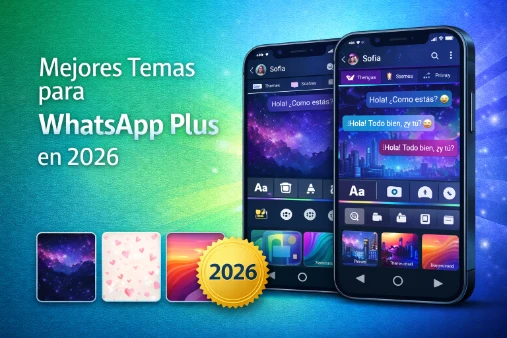 Mejores temas para WhatsApp Plus en 2026