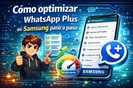Cómo optimizar WhatsApp Plus en Samsung paso a paso