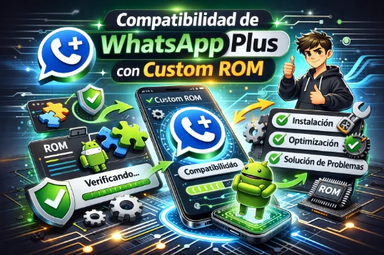 Compatibilidad de WhatsApp Plus con Custom ROM