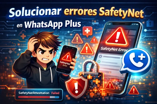 Solucionar errores SafetyNet en WhatsApp Plus