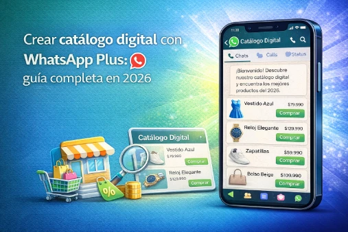 Crear catálogo digital con WhatsApp Plus: guía completa en 2026