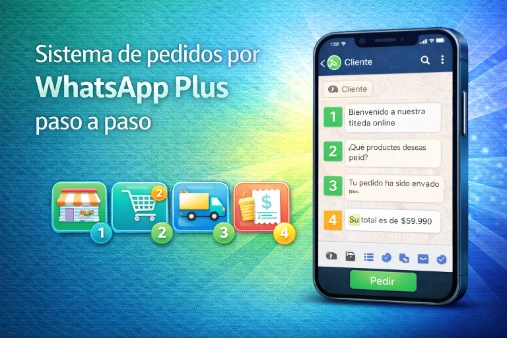 Sistema de pedidos por WhatsApp Plus paso a paso